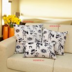 (ECC0163-0164-0165  Blue) cushion