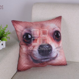 (ECC0221) Chuhuahua face cushion