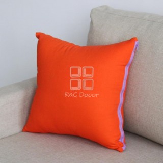 (ECC0297) Colorway item -- Orange with Purple zipper