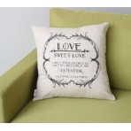 (ECC0258) Old England style -- sweet love message cushion