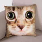 (ECC0224F/40) Cat Face Cushion