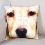 (ECC0321F/40) Dog Face Cushion