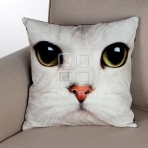 (ECC0337F) Cat Face Cushion