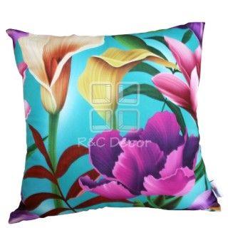 (ECC0344F/B) Flower Pattern Cushion