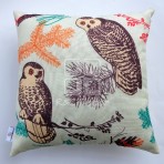 (ECC0348F) Owl Pattern Cushion