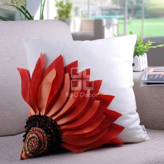 (ECC0003) 3D Sunflower Cushion