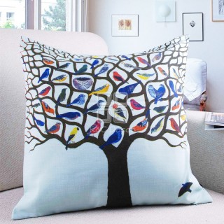 (ECC0005) Printed Tree Cushion 